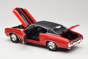 Chevrolet Chevelle SS 454 Roșu Maisto 1:18 531892 Metal - imaginea 5 din 8