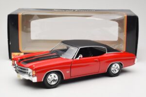 Chevrolet Chevelle SS 454 Roșu Maisto 1:18 531892 Metal - imaginea 8 din 8