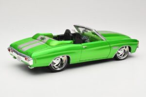 Chevrolet Chevelle SS Cabriolet Verde Maisto 1:18 31099 Metal - imaginea 3 din 8