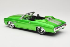 Chevrolet Chevelle SS Cabriolet Verde Maisto 1:18 31099 Metal - imaginea 7 din 8