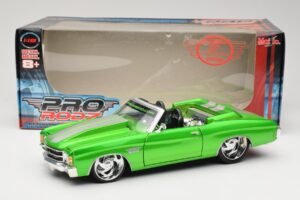 Chevrolet Chevelle SS Cabriolet Verde Maisto 1:18 31099 Metal - imaginea 8 din 8