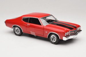 Chevrolet Chevelle SS Roșu Jack Reacher Auto World 1:18 AWSS109/06 Metal - imaginea 6 din 8