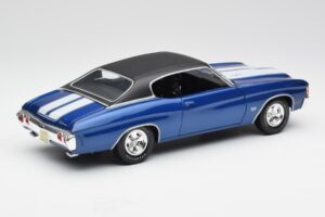 Chevrolet Chevelle SS 454 Albastru Maisto 1:18 531886 Metal - imaginea 3 din 8