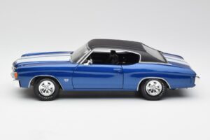 Chevrolet Chevelle SS 454 Albastru Maisto 1:18 531886 Metal - imaginea 4 din 8