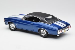 Chevrolet Chevelle SS 454 Albastru Maisto 1:18 531886 Metal - imaginea 7 din 8