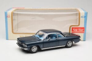 Chevrolet Corvair Albastru Închis Sun Star 1:18 1482 Metal - imaginea 8 din 8