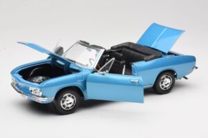 Chevrolet Corvair Monza Cabriolet Albastru Road Signature 1:18 92498 Metal - imaginea 2 din 8