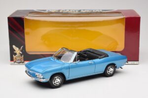 Chevrolet Corvair Monza Cabriolet Albastru Road Signature 1:18 92498 Metal - imaginea 8 din 8