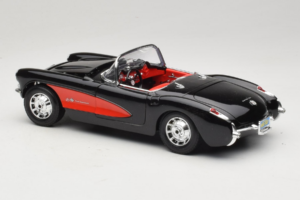 Chevrolet Corvette C1 Negru & Roșu Bburago 1:18 3034-M1 Metal - imaginea 7 din 8