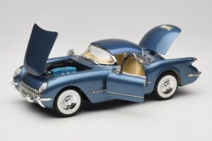 Chevrolet Corvette C1 Albastru Mira 1:18 6105 Metal - imaginea 2 din 8