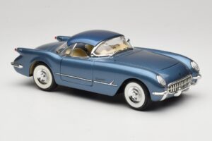 Chevrolet Corvette C1 Albastru Mira 1:18 6105 Metal - imaginea 6 din 8
