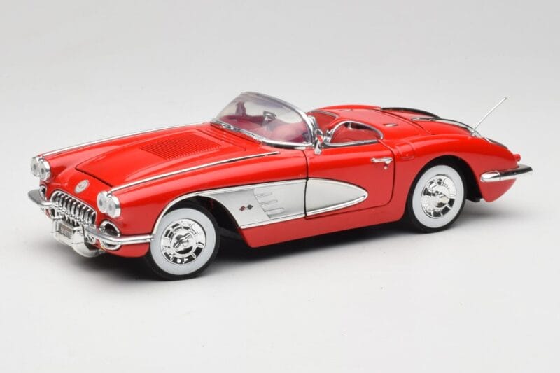 Chevrolet Corvette C1 Roșu Motormax 1:18 73100TC Metal