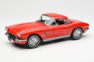 Chevrolet Corvette C1 Cabriolet Roman Roșu AUTOart 1:18 71102 Metal
