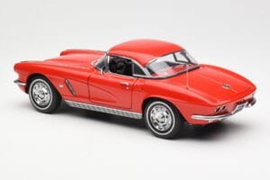 Chevrolet Corvette C1 Cabriolet Roman Roșu AUTOart 1:18 71102 Metal - imaginea 7 din 8