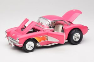 Chevrolet Corvette C1 Gasser Roz Road Legends 1:18 92019-R1 Metal - imaginea 2 din 8
