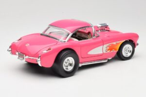 Chevrolet Corvette C1 Gasser Roz Road Legends 1:18 92019-R1 Metal - imaginea 3 din 8
