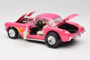 Chevrolet Corvette C1 Gasser Roz Road Legends 1:18 92019-R1 Metal - imaginea 5 din 8
