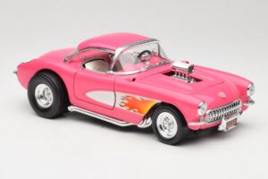 Chevrolet Corvette C1 Gasser Roz Road Legends 1:18 92019-R1 Metal - imaginea 6 din 8