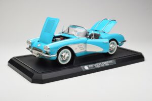 Chevrolet Corvette C1 Hard Top Albastru Solido 1:12 1202-M1 Metal - imaginea 2 din 8