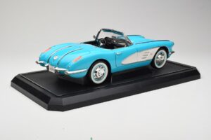 Chevrolet Corvette C1 Hard Top Albastru Solido 1:12 1202-M1 Metal - imaginea 3 din 8