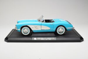 Chevrolet Corvette C1 Hard Top Albastru Solido 1:12 1202-M1 Metal - imaginea 4 din 8