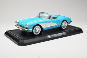 Chevrolet Corvette C1 Hard Top Albastru Solido 1:12 1202-M1 Metal