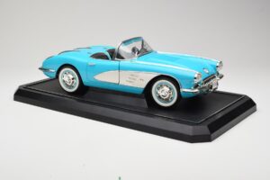 Chevrolet Corvette C1 Hard Top Albastru Solido 1:12 1202-M1 Metal - imaginea 6 din 8