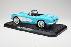 Chevrolet Corvette C1 Hard Top Albastru Solido 1:12 1202-M1 Metal - imaginea 7 din 8