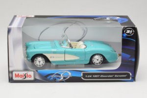 Chevrolet Corvette C1 Verde Mentă Maisto 1:24 31275 Metal