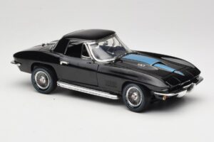 Chevrolet Corvette C2 Negru American Muscle 1:18 AMM1099/06 Metal - imaginea 6 din 8