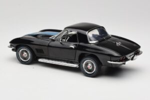 Chevrolet Corvette C2 Negru American Muscle 1:18 AMM1099/06 Metal - imaginea 7 din 8