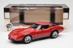 Chevrolet Corvette C3 Roșu UT Models 1:18 21073 Metal - imaginea 8 din 8