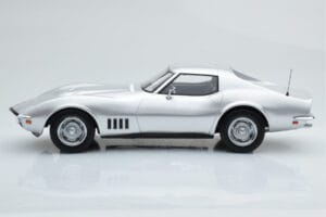 Chevrolet Corvette C3 Argintiu Norev 1:18 189032 Metal - imaginea 3 din 6