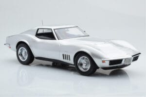 Chevrolet Corvette C3 Argintiu Norev 1:18 189032 Metal - imaginea 4 din 6
