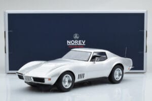 Chevrolet Corvette C3 Argintiu Norev 1:18 189032 Metal - imaginea 6 din 6