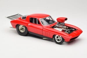 Chevrolet Corvette C3 Dragster Roșu Hot Wheels 1:18 29226 Metal - imaginea 6 din 8