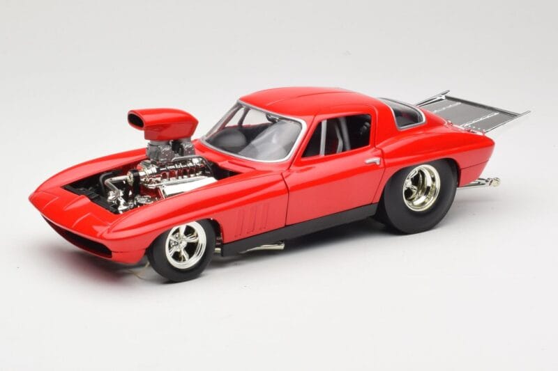 Chevrolet Corvette C3 Dragster Roșu Hot Wheels 1:18 29226 Metal