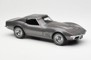 Chevrolet Corvette C3 Spider Laguna Gri Metalic AUTOart 1:18 71173 Metal - imaginea 6 din 8
