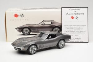Chevrolet Corvette C3 Spider Laguna Gri Metalic AUTOart 1:18 71173 Metal - imaginea 8 din 8