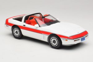 Chevrolet Corvette C4 A-Team Alb GreenLight 1:18 13532 Metal - imaginea 6 din 8
