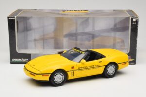 Chevrolet Corvette C4 Indianapolis 500 Pace Car Galben Greenlight 1:18 11801-06 Metal - imaginea 8 din 8