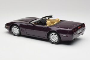 Chevrolet Corvette C4 LT4 Cabriolet Violet Metalic Maisto 1:18 50277 Metal - imaginea 7 din 8