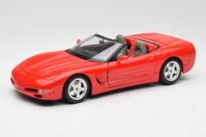 Chevrolet Corvette C5 Cabriolet Roșu Bburago 1:18 3076 Metal