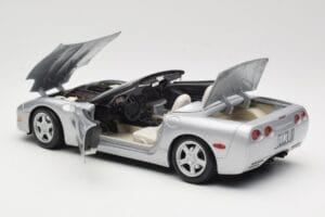 Chevrolet Corvette C5 Cabriolet Argintiu Maisto 1:18 50317 Metal - imaginea 5 din 8