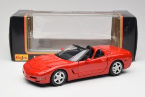 Chevrolet Corvette C5 Cabriolet Torch Roșu Maisto 1:18 50318 Metal - imaginea 8 din 8