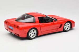 Chevrolet Corvette C5 Roșu Bburago 1:18 3066 Metal - imaginea 3 din 8
