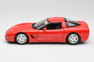 Chevrolet Corvette C5 Roșu Bburago 1:18 3066 Metal - imaginea 4 din 8