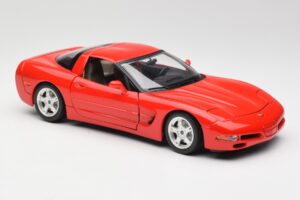 Chevrolet Corvette C5 Roșu Bburago 1:18 3066 Metal - imaginea 6 din 8