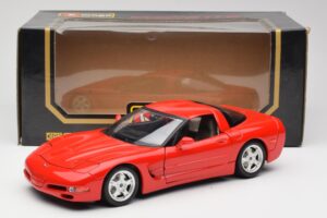 Chevrolet Corvette C5 Roșu Bburago 1:18 3066 Metal - imaginea 8 din 8
