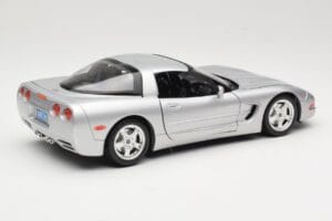 Chevrolet Corvette C5 Argintiu Bburago 1:18 3056 Metal - imaginea 3 din 8